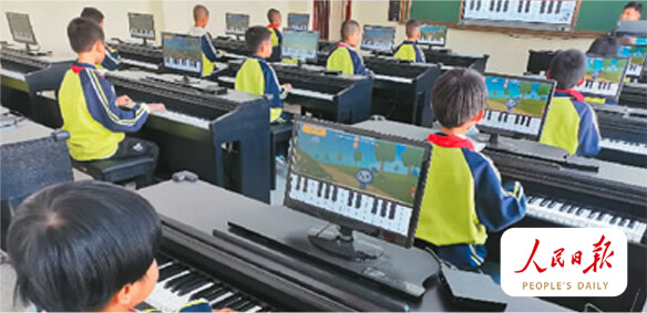 小叶子向甘肃东乡实验小学捐赠AI音乐教室用科技助力乡村振兴
